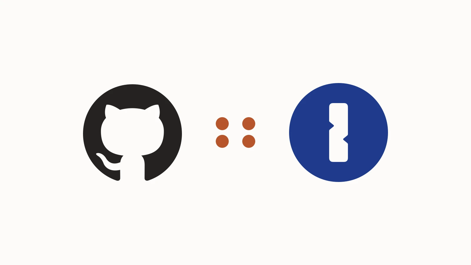 sshsyncer brand image with GitHub and 1Password logos flanking a rust sigil